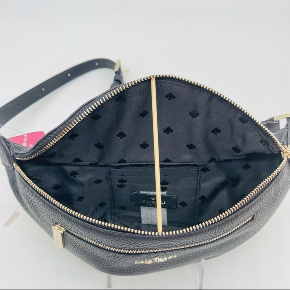 Kate Spade Leila Belt Bag Leather Black - Picture 3 of 8